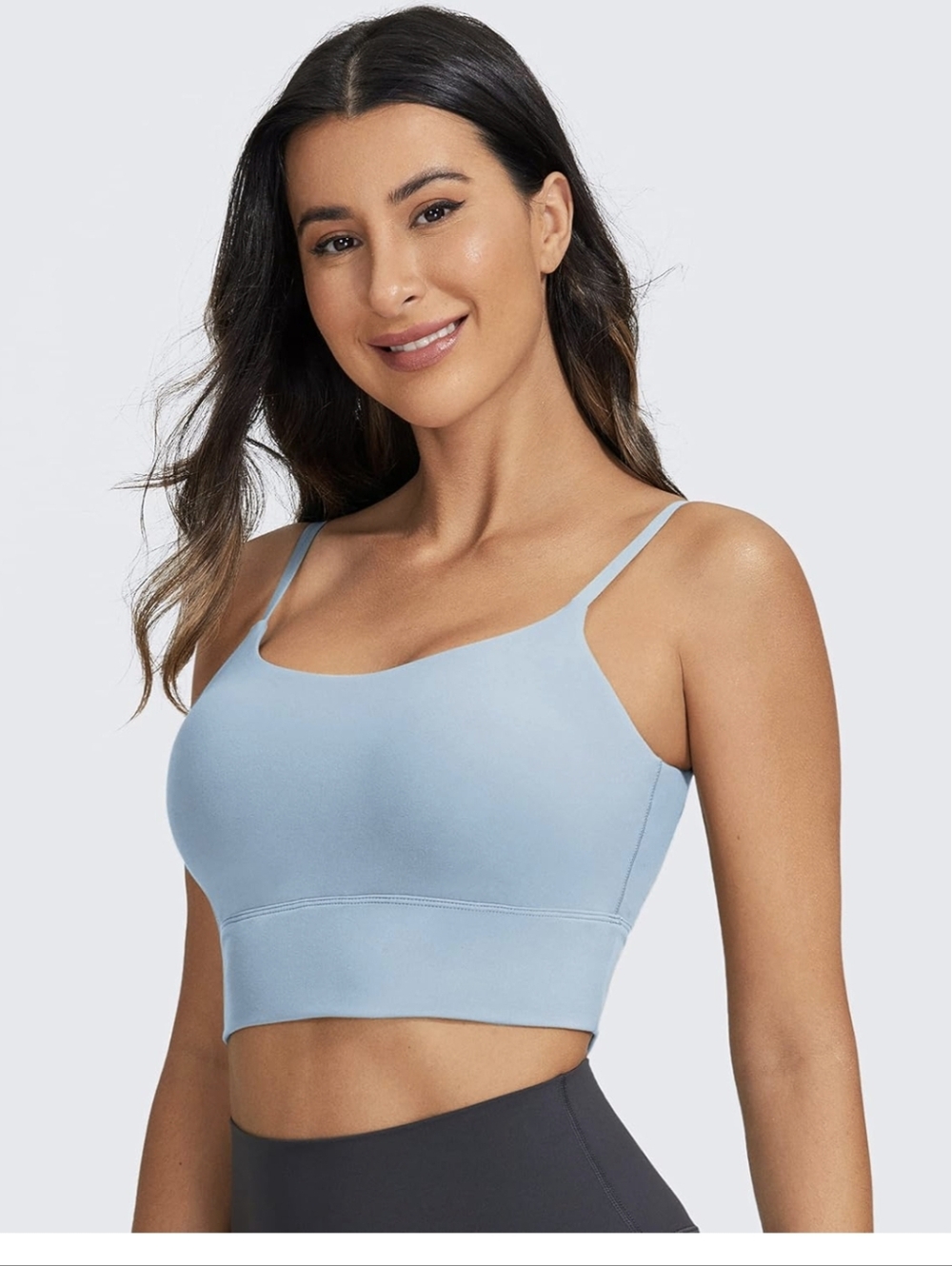 Light Blue Bralette Top